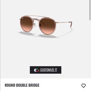 Ray-ban Round Double Bridge.